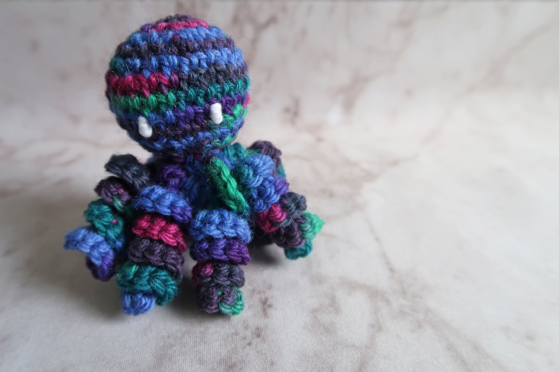 Casper the crochet octopus