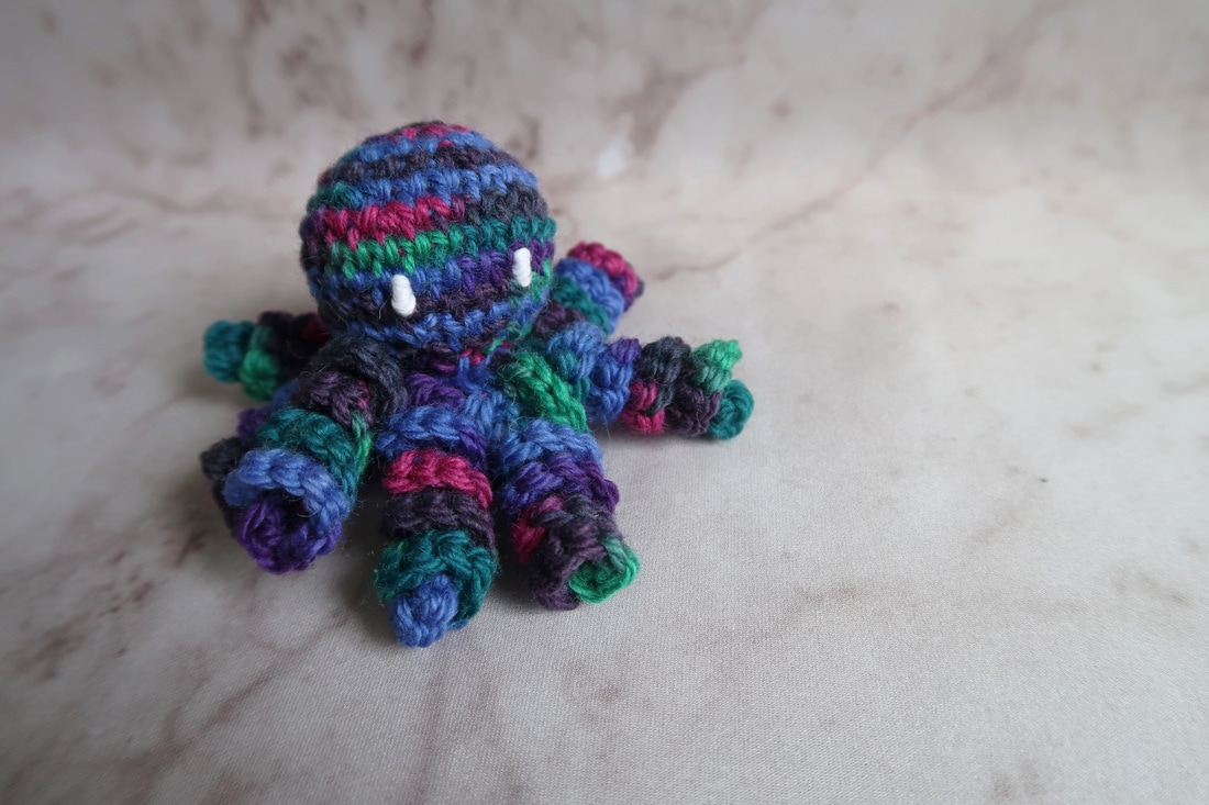 Casper, the crochet octopus