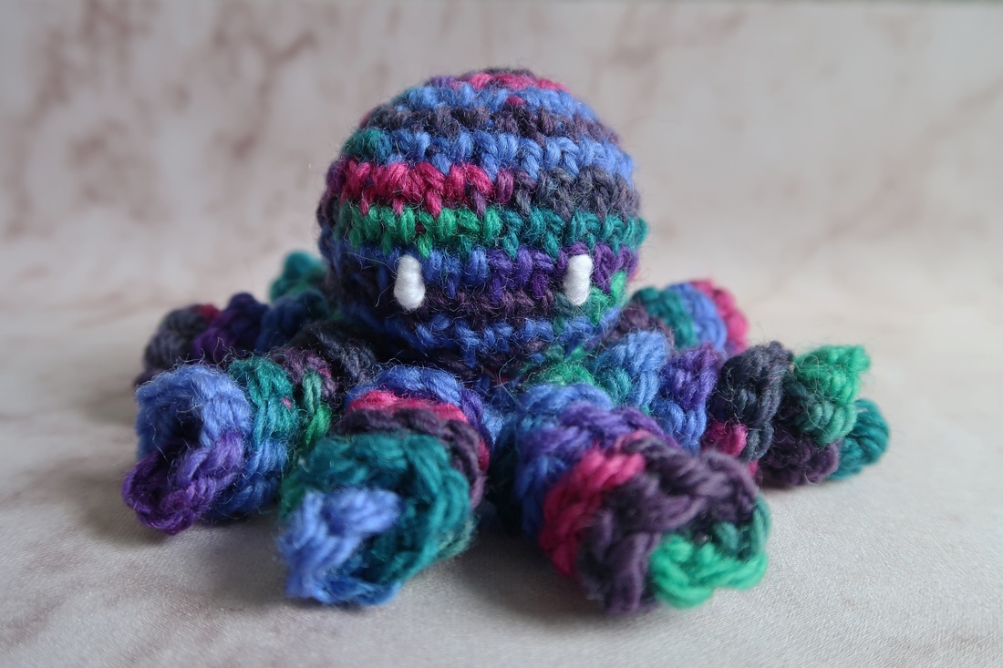 Casper, the tiny crochet octopus