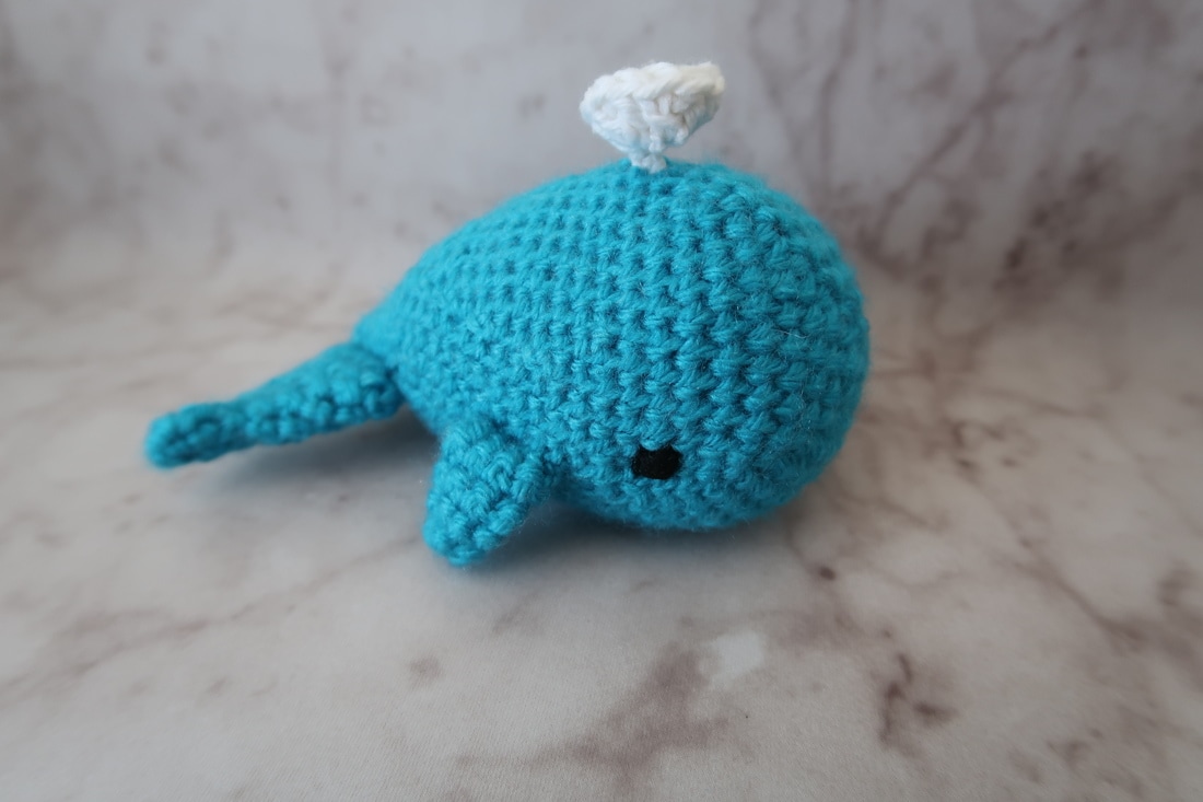 Cutest Little Blue Whale #stringthingsbymel