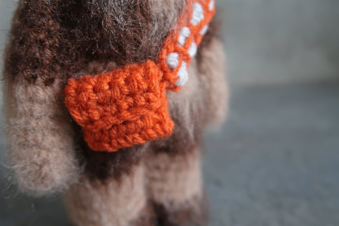 Chewbacca #stringthingsbymel #starwars #crochet Pattern: Lucy Collin