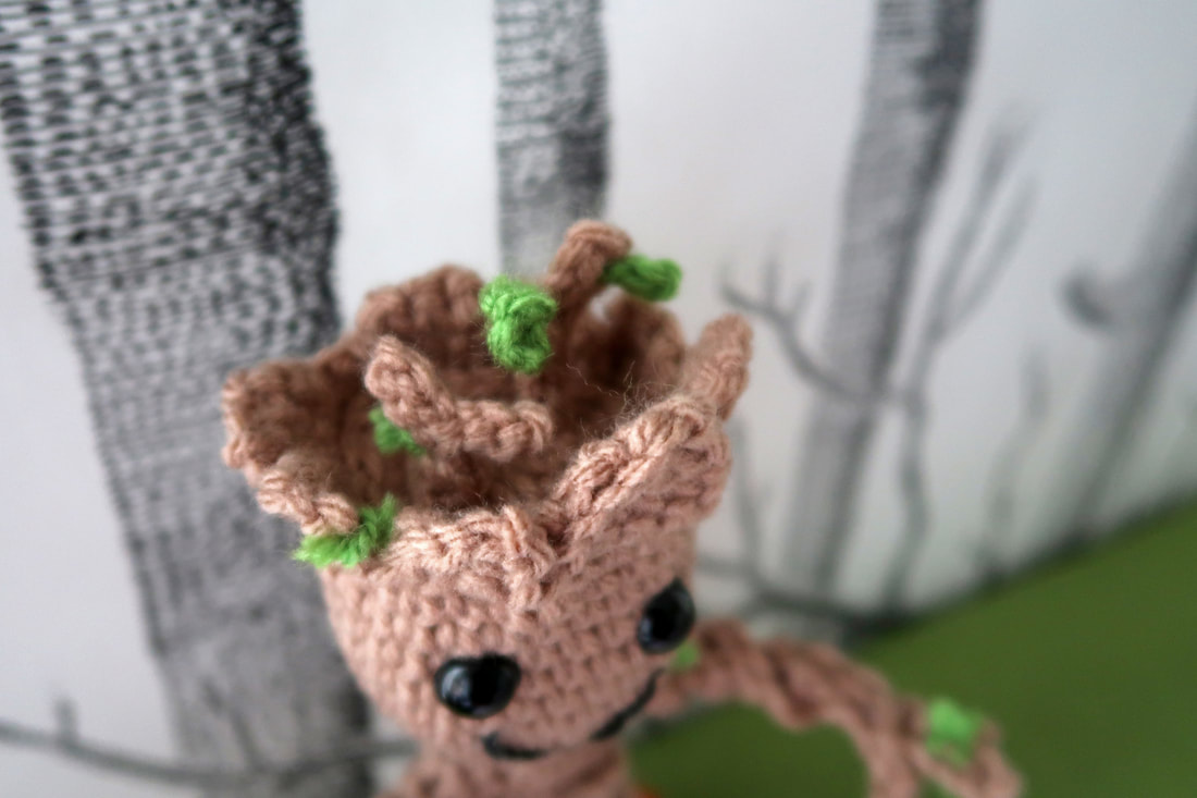 Baby Groot #stringthingsbymel #crochet #marvel #guardiansofthegalaxy