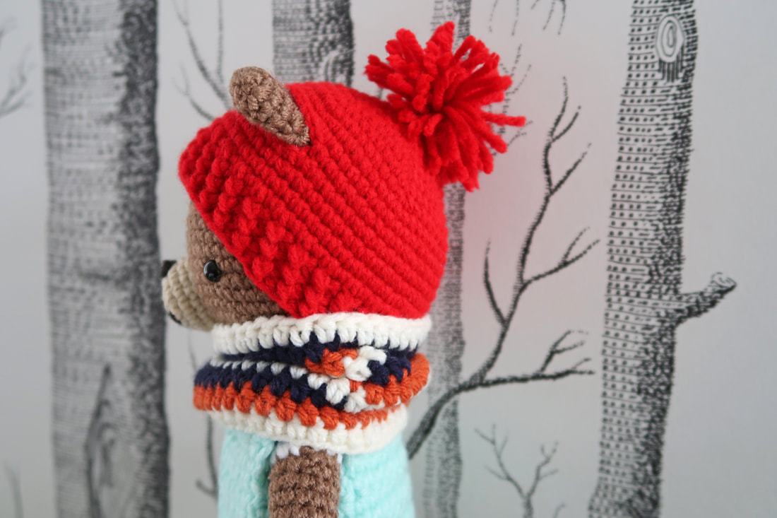 #stringthingsbymel #animalfriendsofpicapau #hansgrizzlybear #crochet