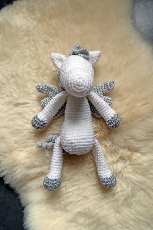 Pegasus - String Things by Mel #stringthingsbymel #crochet