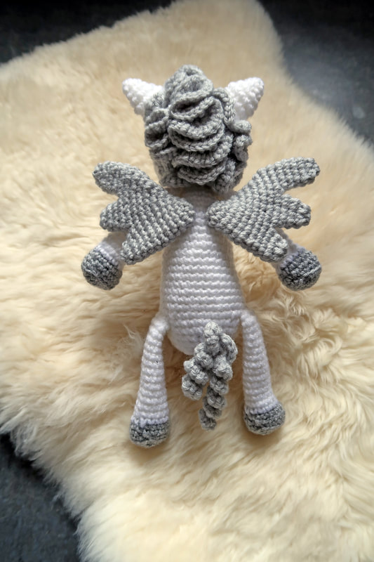 Pegasus - String Things by Mel #stringthingsbymel #crochet